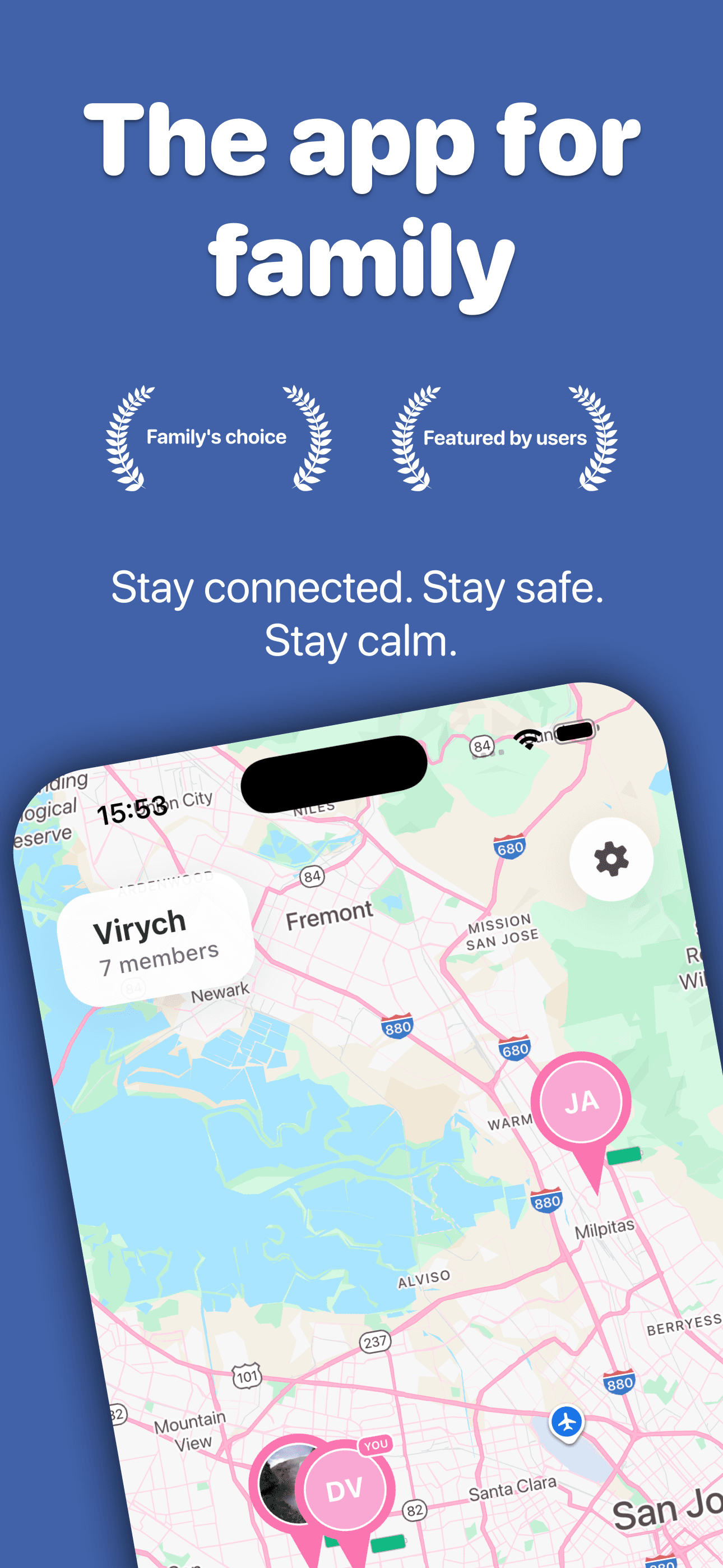 SafeOrbit - Family Map View